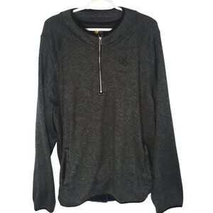 Hunting Browning Jaxon Sweater Men XL 1/4 Zip Heavy-Duty Pullover  Gray Workwear